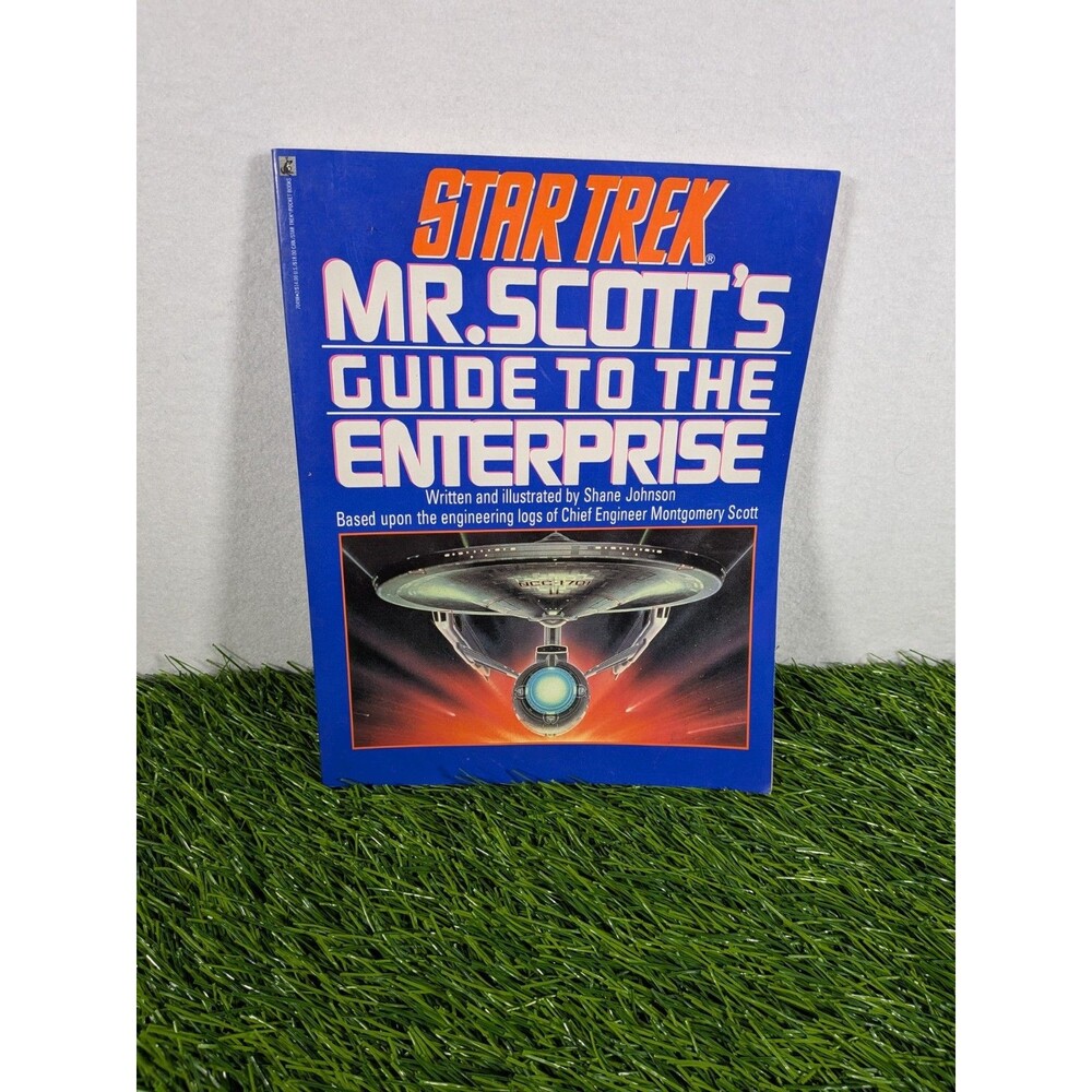 Star Trek Mr. Scott's Guide to the Enterprise by Shane Johnson 1st 1987